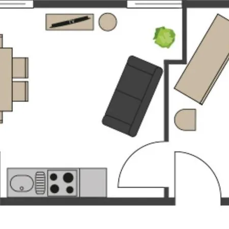 Apartment Oekonomiehof Lichtenfels (Bavaria)
